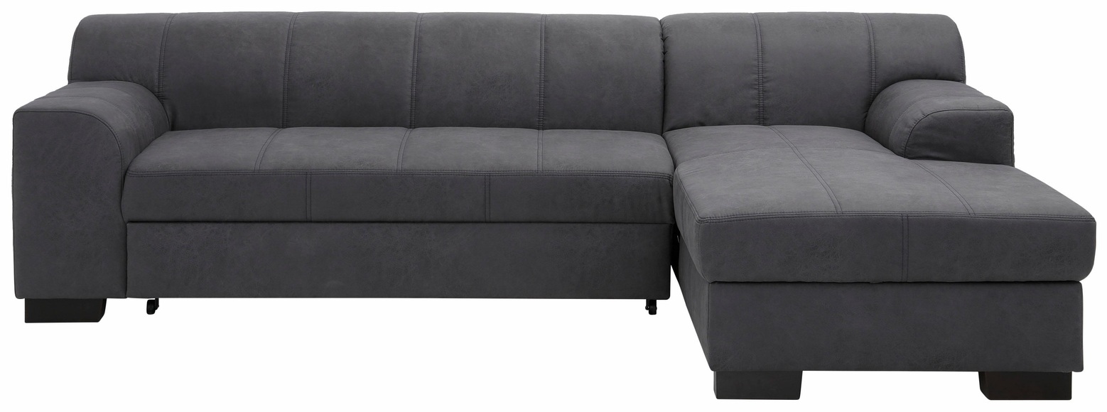 Home affaire Ecksofa »Falk«, mit Federkern und wahlweise mit Bettfunktion und Bettkasten