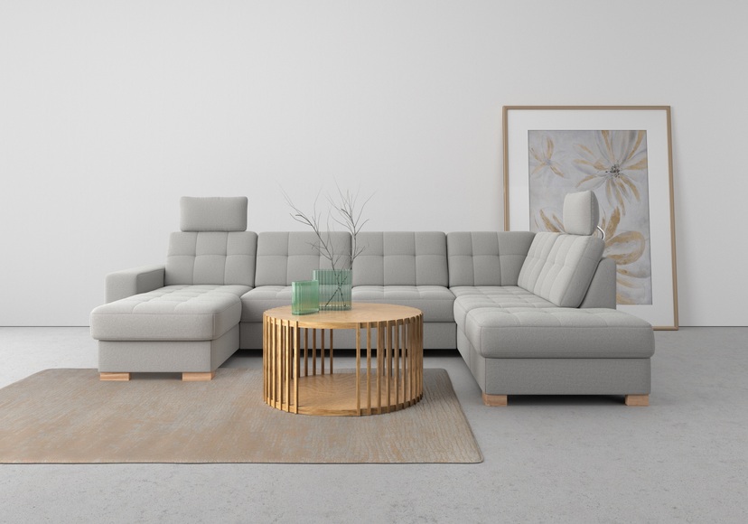 sit&more Wohnlandschaft, wahlweise mit Bettfunktion und Bettkasten