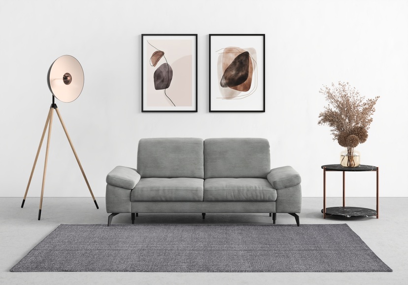 sit&more 2,5-Sitzer »Cabana«, Breite 211 cm, mit oder ohne Sitztiefen-, und Kopfteilfunktion
