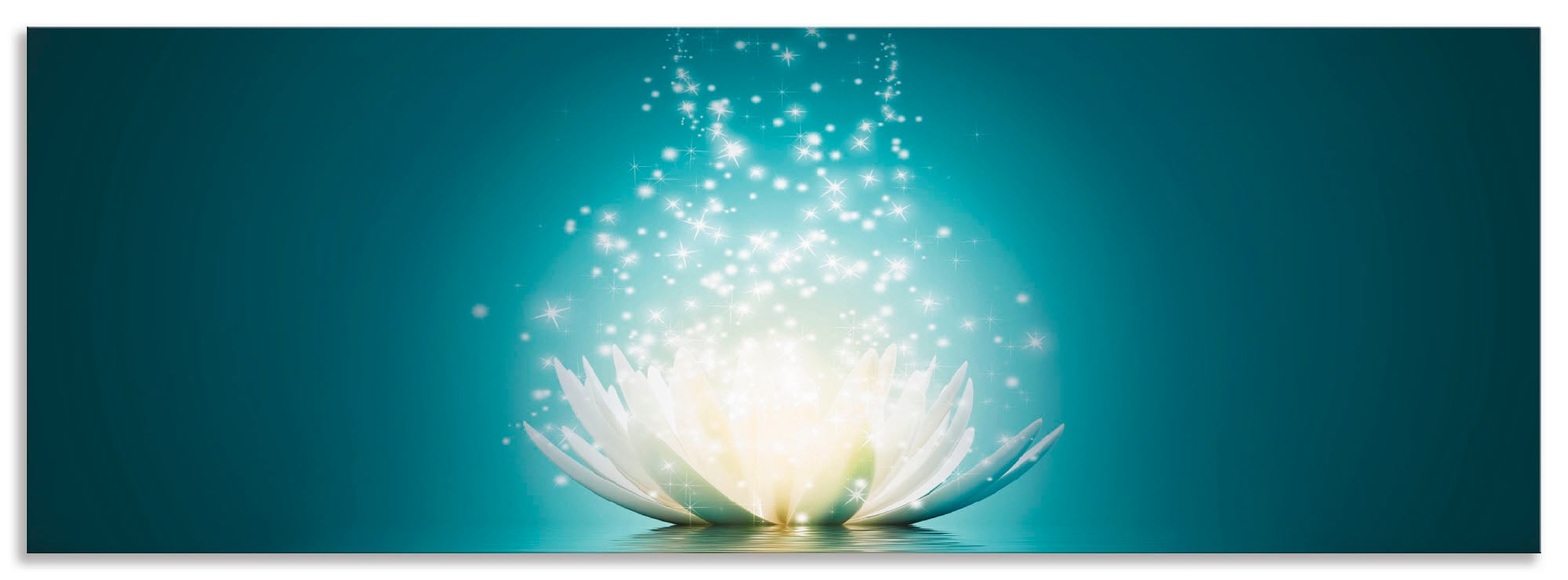 Artland Küchenrückwand »Magie der Lotus-Blume«