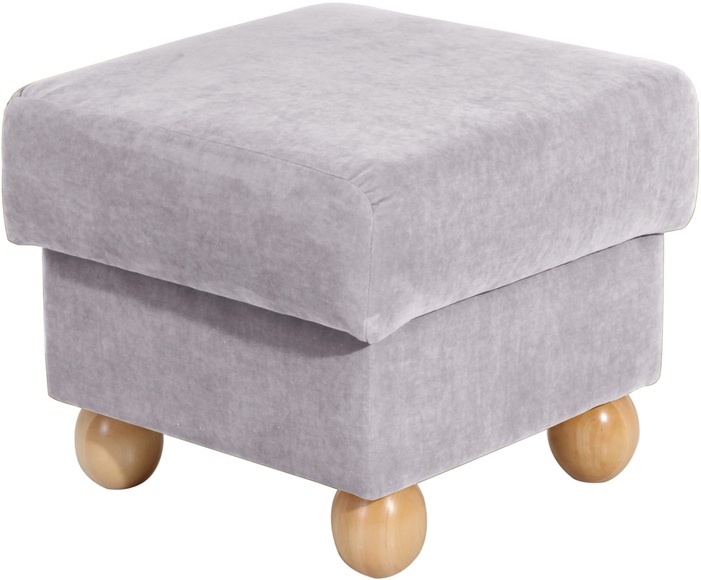 Max Winzer® Hocker »Malmö«, mit Holz-Kugelfüssen