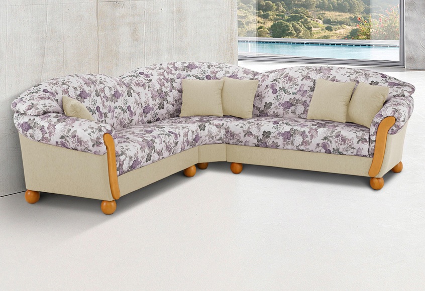 Home affaire Ecksofa »Milano«, gleichschenklig