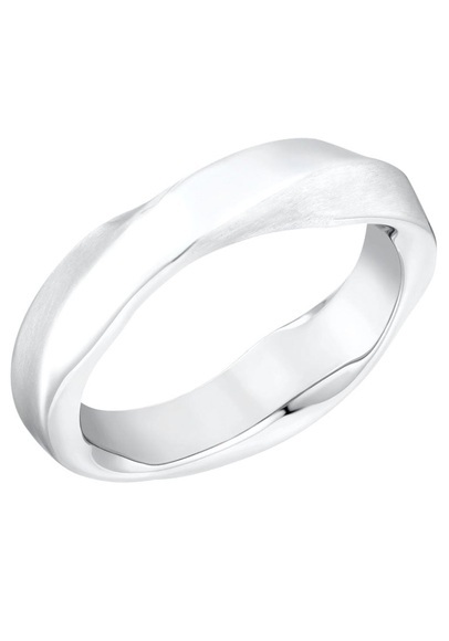 s.Oliver Fingerring »Welle, 2035521/-22/-23/-24«, Edelstahl