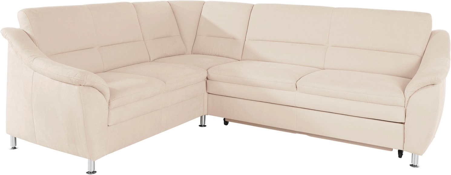 Places of Style Ecksofa »Cardoso«, Federkern, wahlweise mit Bett, Schubkasten, teilweise Relaxfunktion