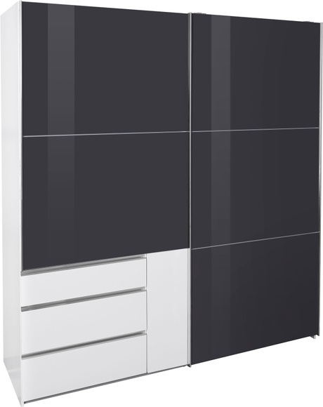Fresh To Go Schwebetürenschrank »Level«, mit Glastüren