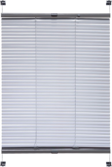 Klemmfix-Aluminium-Jalousie, Liedeco, verspannt, inkl. Klemmträger, Aluminium, verspannt, Fixmass, ohne Bohren
