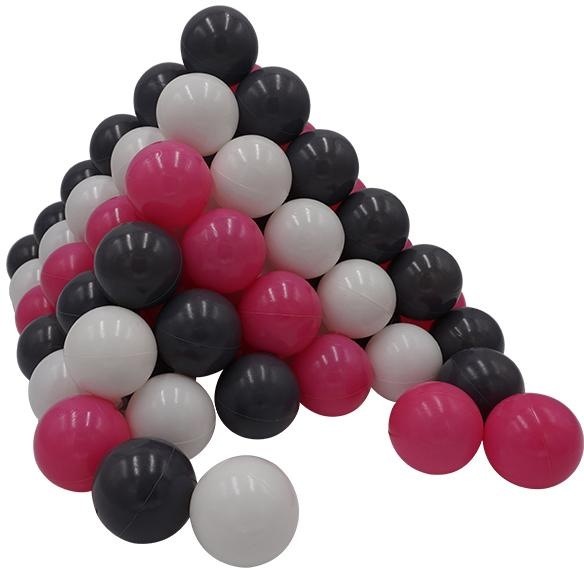 knorr® toys Bälleset Ø6 cm - 100 Bälle creme, grey, rose - bunt