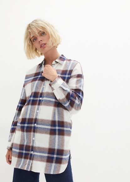 bonprix Flanellhemd, Flanellhemd aus reiner Baumwolle