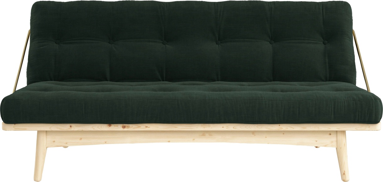Karup Design Schlafsofa FOLK Cord Gestell und Stofffarbe auswählbar