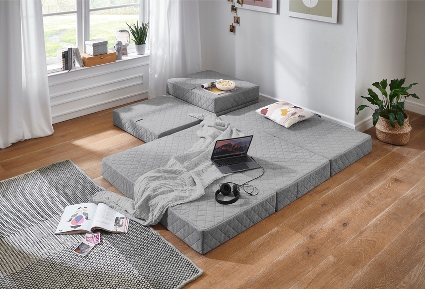 ATLANTIC home collection Sessel, Sessel als Faltmatratze mit Gästebettfunktion