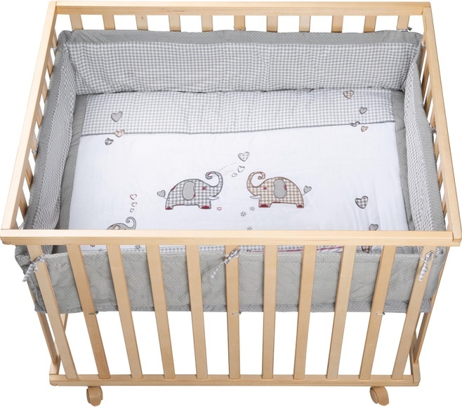 roba Laufgitter 75 x 100 cm natur Jumbotwins - Gr.100x75 cm