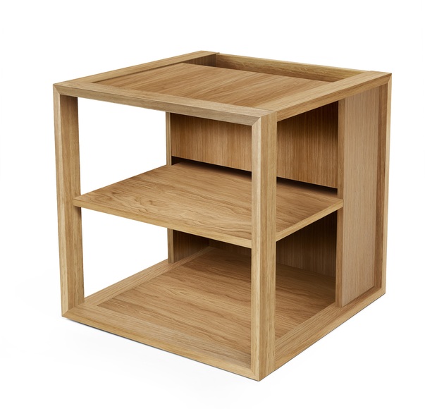 Woodman Couchtisch »Cube«, Holzfurnier aus Eiche