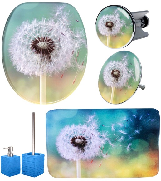 Sanilo Badaccessoire-Set »Pusteblume«, (Komplett-Set, 6 tlg.)