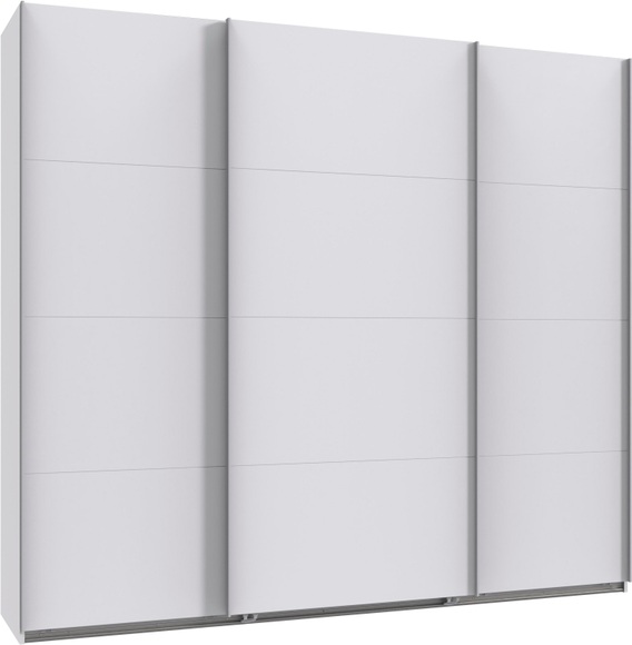 Wimex Kleiderschrank »Mugano, Made in Germany, Lieferung bis in Deine Etage und Stellort«, (wähle Deine Ausstattung: Basic oder Premium!), 3 Schwebetüren, grosse Grössen, mit oder ohne Spiegel, Metallgriffe
