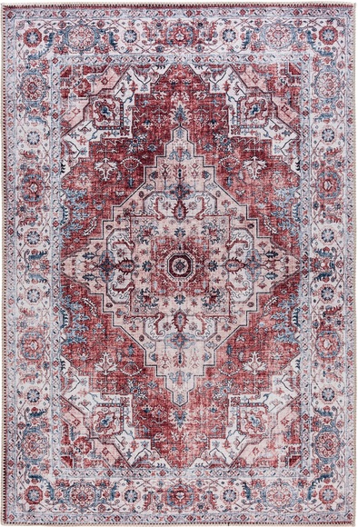 Sehrazat Teppich »Vintage 3540«, rechteckig, Kurzflor, waschbar, Chenille mit Baumwolle, Wohnzimmer