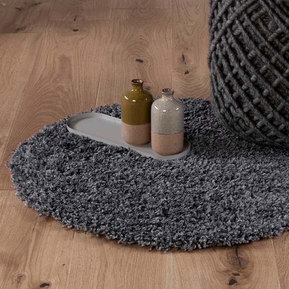 Obsession Hochflor-Teppich »My Candy 170«, rund, 26 mm Höhe, Uniteppich, Wohnzimmer