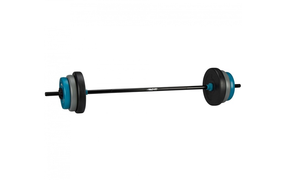Avento Verstellbares Hantelset 20 kg Schwarz, Blau und Grau