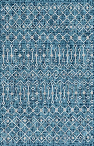 Myflair Möbel & Accessoires Teppich »Outdoor Crosses«, rechteckig, 4 mm Höhe, In- und Outdoor geeignet, ideal im Wohnzimmer & Schlafzimmer
