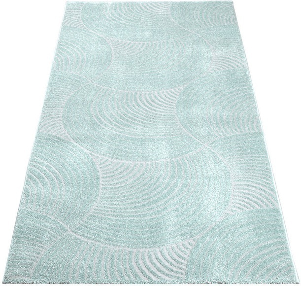 Carpet City Teppich, rechteckig, Kurzflor Wohnzimmer, 3D-Optik, für Schlafzimmer, Flur