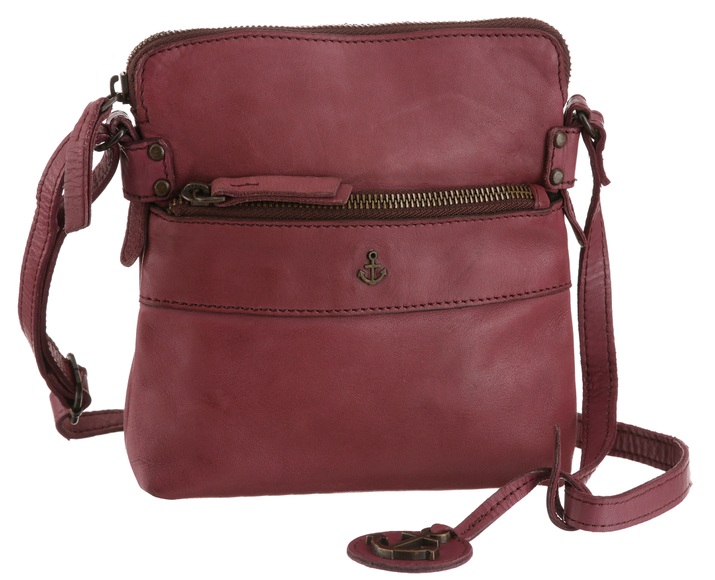 HARBOUR 2nd Umhängetasche »Taliza«, aus Leder mit typischen Marken-Anker-Label und Schmuckanhänger