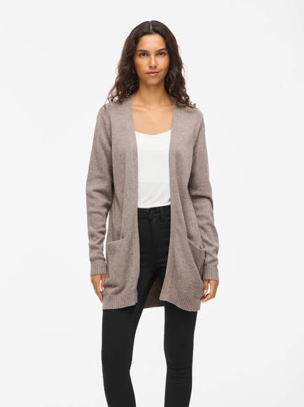 Vila Strickjacke »VIRIL OPEN L/S KNIT CARDIGAN - NOOS«