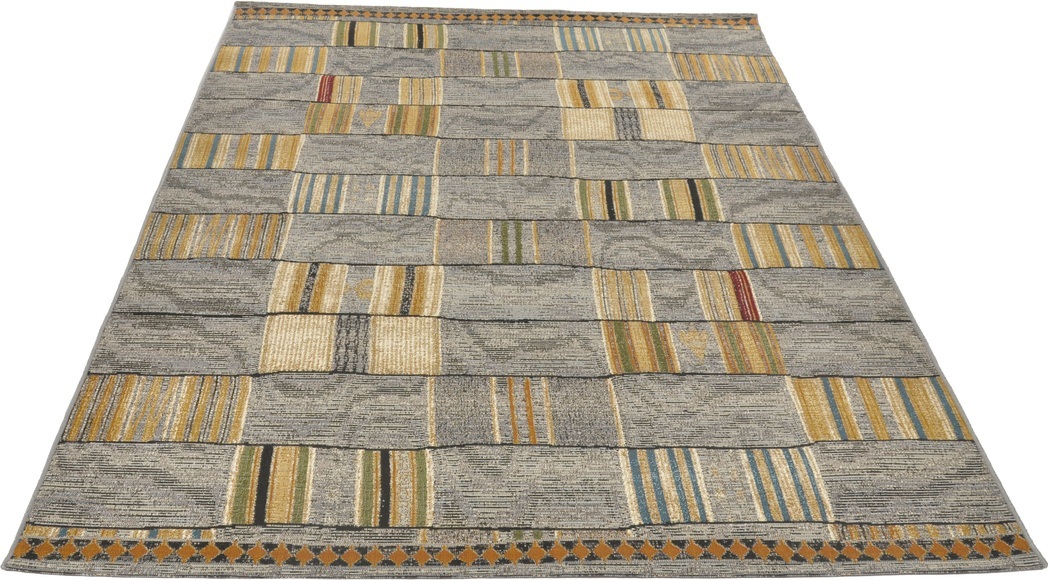 Gino Falcone Teppich »Outdoor-Africa 40«, rechteckig, 5 mm Höhe, Flachgewebe, In- und Outdoor geeignet, Wohnzimmer