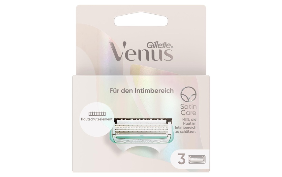 Satin Care Rasierklingen Für Den Intimbereich Damen 3 pezzi