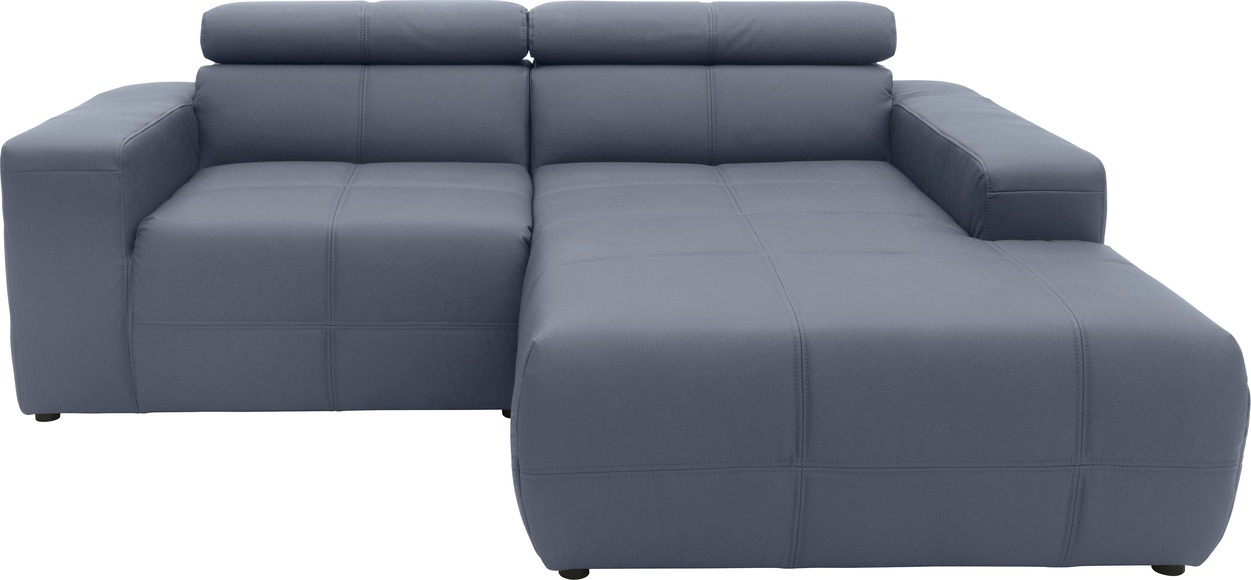 DOMO collection Ecksofa »Brandon«, Mit Kopfteilverstellung, auch in Leder