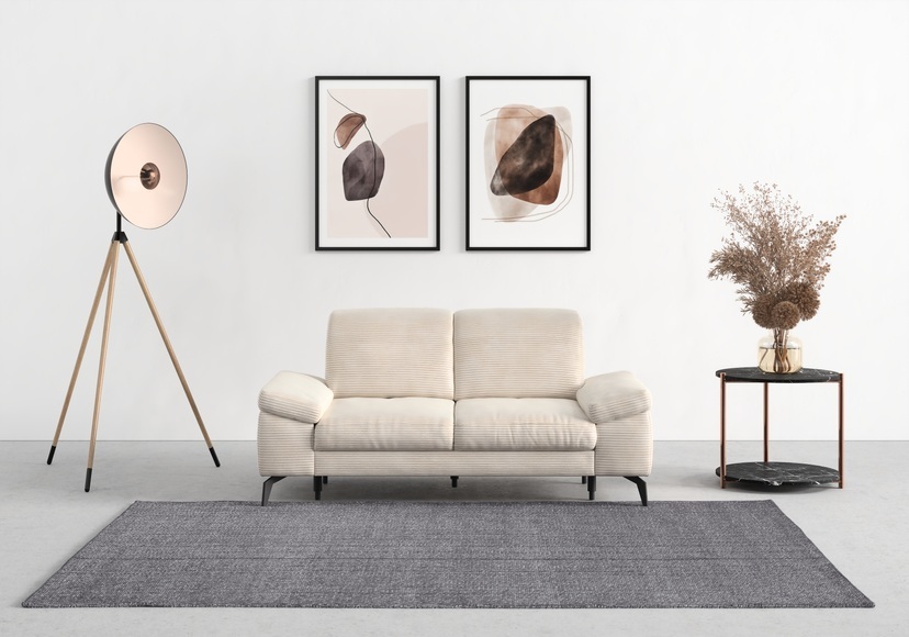 sit&more 2-Sitzer »Cabana«, Breite 191 cm, wahlweise mit Sitztiefen- und Kopfteilfunktion