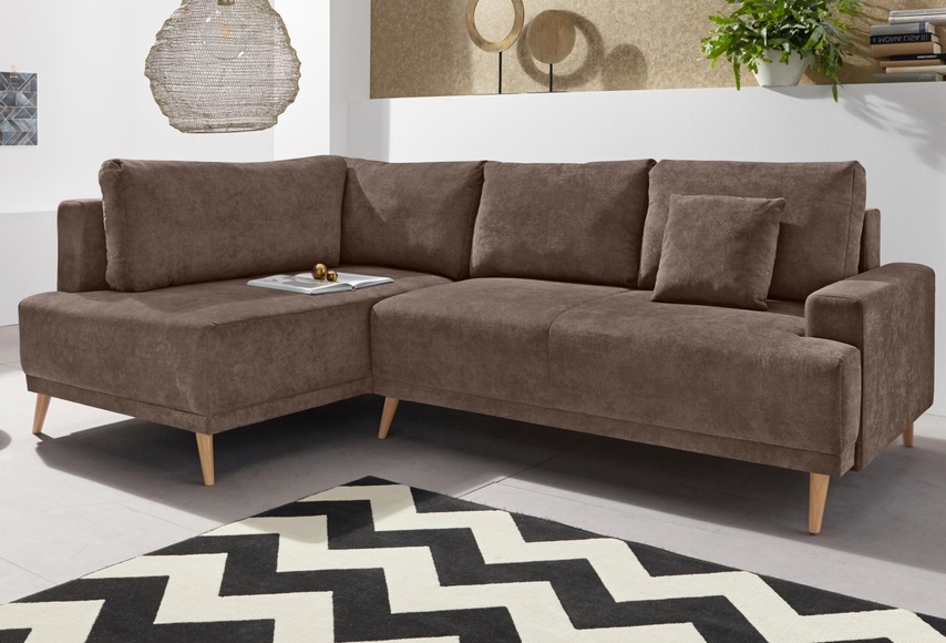 INOSIGN Ecksofa »Wien«, mit Bettfunktion und Bettkasten