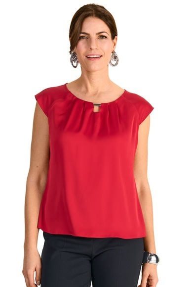 HERMANN LANGE Collection Shirttop, mit Detail am Ausschnitt