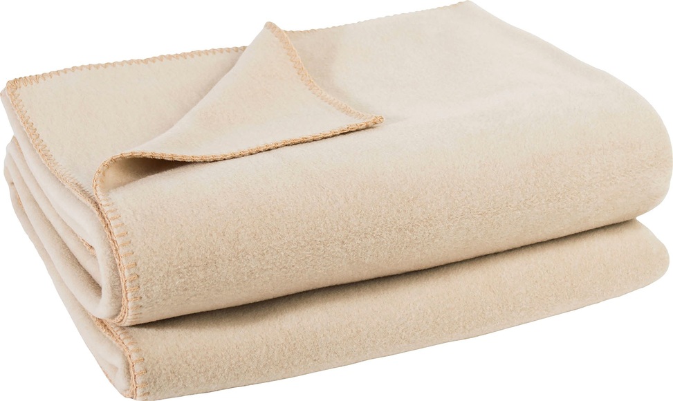 zoeppritz Wohndecke »Soft-Fleece«, mit Häkeleinfassung