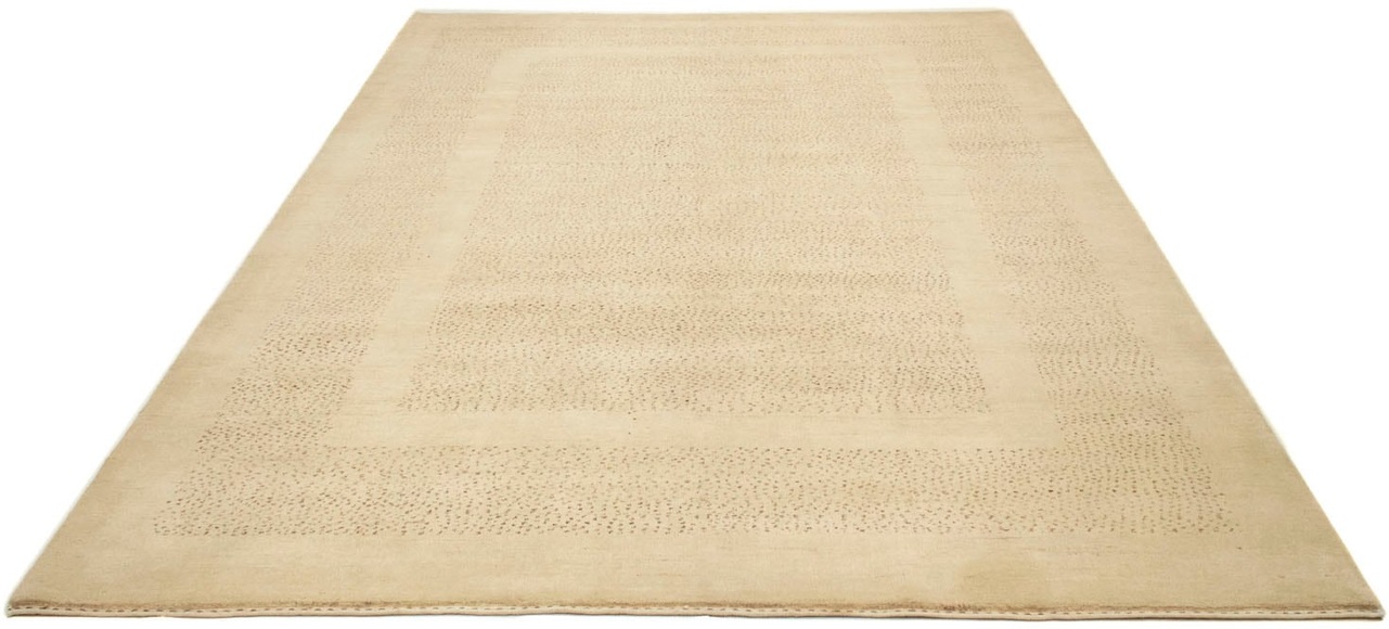 morgenland Wollteppich »Gabbeh Teppich handgeknüpft beige«, rechteckig, 18 mm Höhe, handgeknüpft