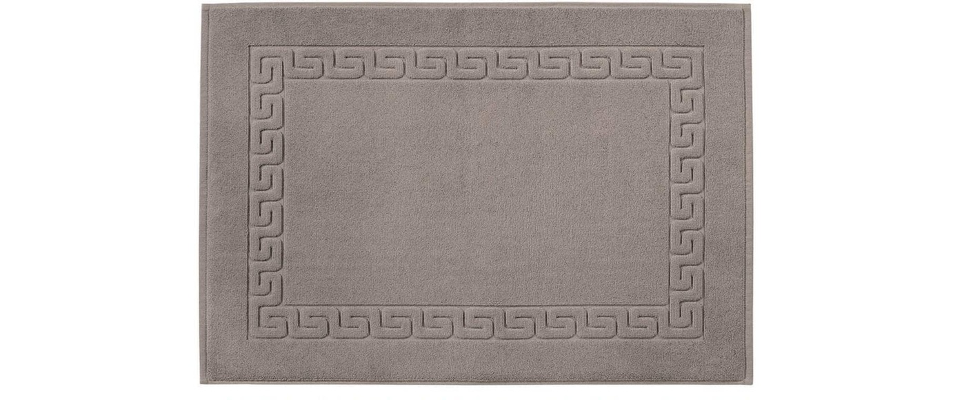 FISCHBACHER - Badematte DREAMFLOR - grau - Baumwolle - 50cm/72cm