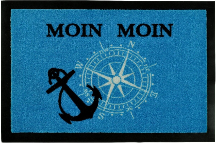 Fussmatte »Moin Moin«, rutschhemmend beschichtet, Hanse home