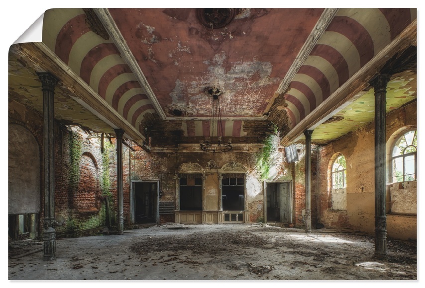 Artland Wandbild »Verlassener Ort - Ballsaal«