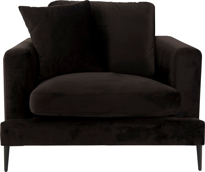 Leonique Sessel »Cozy«, mit Metallbeinen und Zierkissen