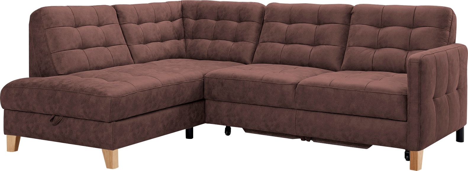 exxpo - sofa fashion Ecksofa »Elio«, wahlweise mit Bettfunktion und Bettkasten, in vielen Bezugsqualitäten