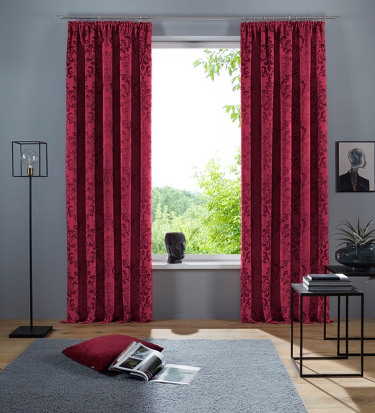 Vorhang, »Ornamente«, DELAVITA, Kräuselband 1 Stück