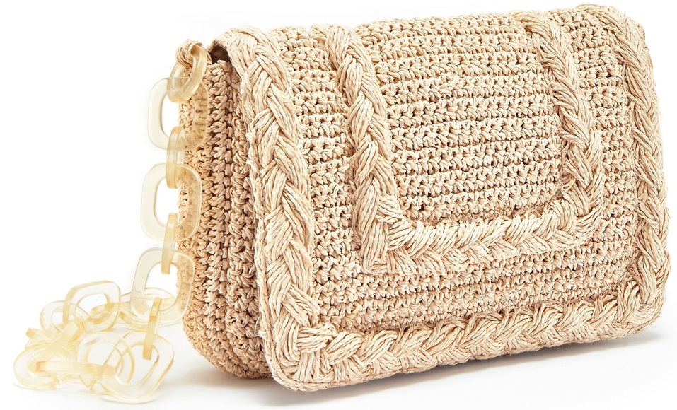 Vivance Mini Bag »Strandtasche«, Handtasche, Henkeltasche mit Kettenhenkel