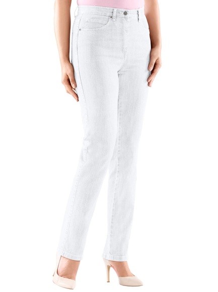 Casual Looks Jeans mit festem Bund und Gürtelschlaufen