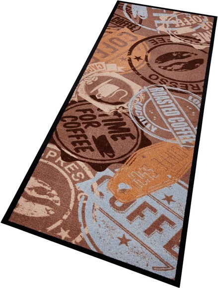 Küchenläufer, »Coffee Stamp«, Zala Living, rechteckig, Höhe 5 mm