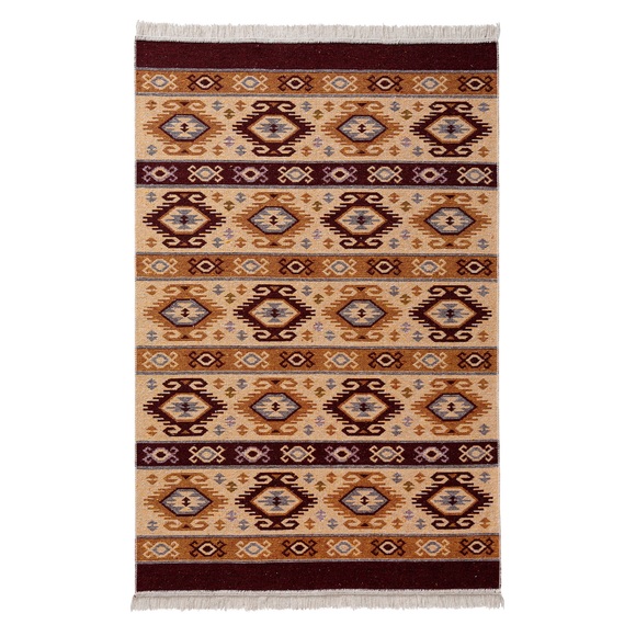 Sehrazat Teppich »Tulum 9930«, rechteckig, 5 mm Höhe, Wendeteppich, waschbar, Wohnzimmer