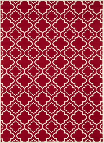 my home Teppich »Ralph«, rechteckig, 8 mm Höhe, Kurzflor, geometrisches Design, Zwei-Farben Kombination, Wohnzimmer, Schlafzimmer, Robust, Pflegeleicht