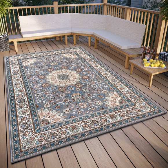 HANSE Home Teppich »Kadi«, rechteckig, In- und Outdoor, Orient-Design, wetterfest, pflegeleicht, robust