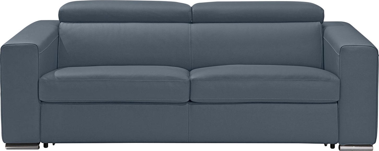 Egoitaliano Schlafsofa »Cabiria«, Sofa inkl. Schlaffunktion, Kopfteile verstellbar, mit Metallfüssen