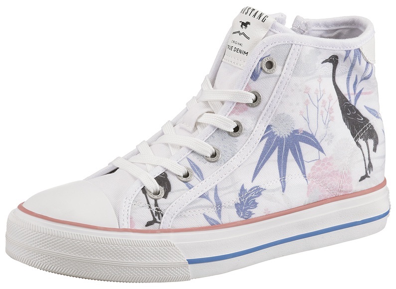 Mustang Shoes Sneaker, mit floralem Muster