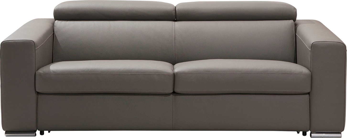 Egoitaliano Schlafsofa »Cabiria«, Sofa inkl. Schlaffunktion, Kopfteile verstellbar, mit Metallfüssen