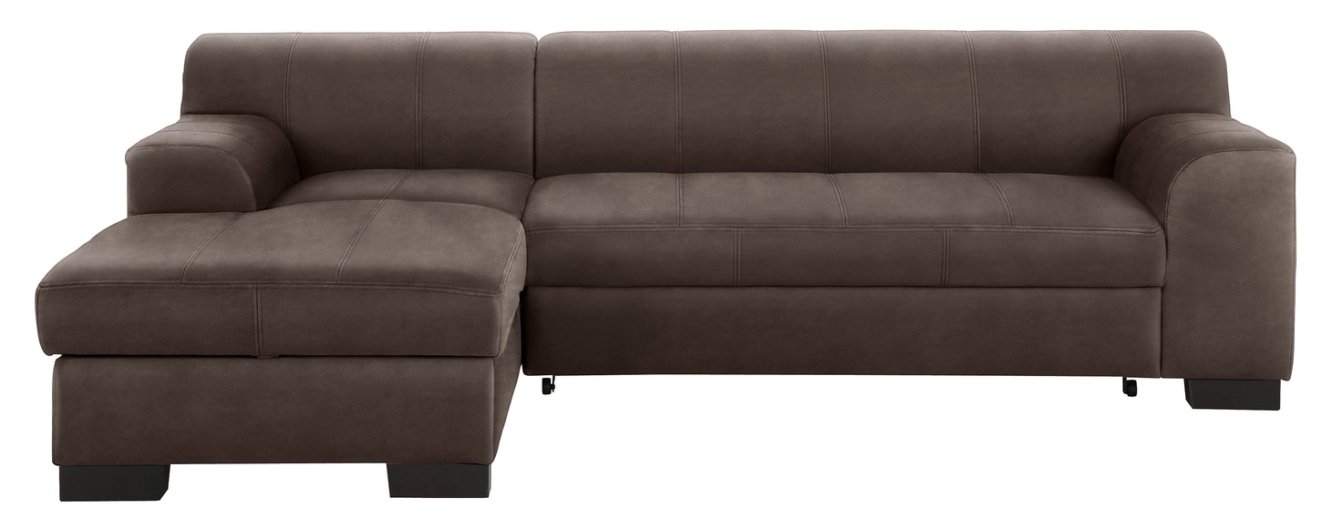 Home affaire Ecksofa »Falk«, mit Federkern und wahlweise mit Bettfunktion
