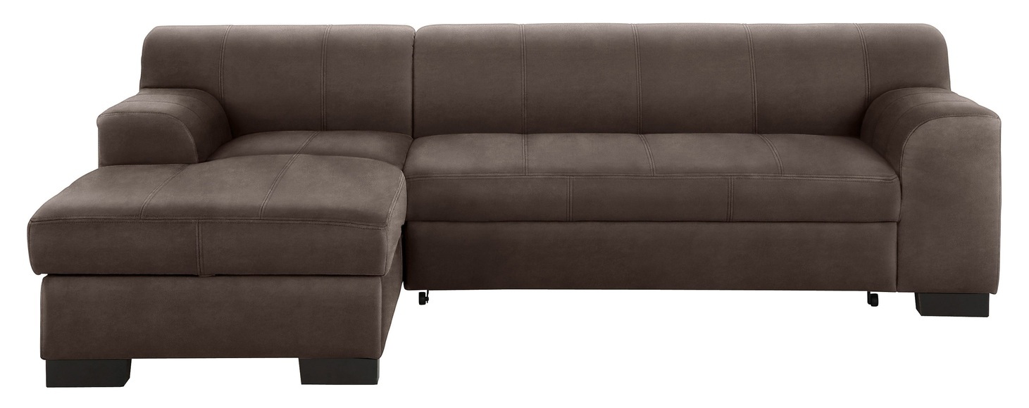 Home affaire Ecksofa »Falk«, mit Federkern und wahlweise mit Bettfunktion